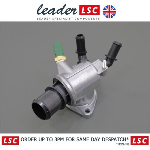 Coolant thermostat and housing - coolant,